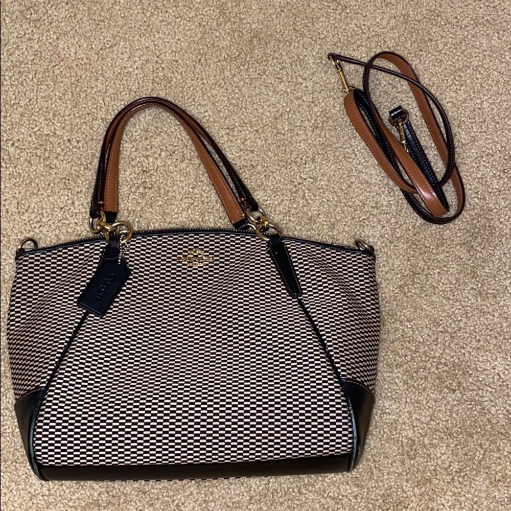 Coach Checkered Purse